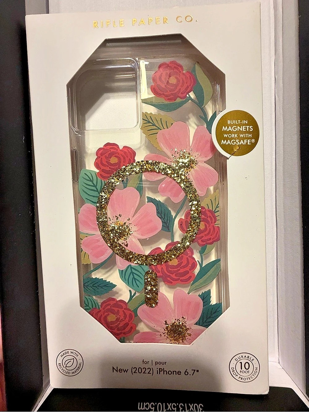Rifle Paper Co. MagSafe Protective Case for iPhone 14 Plus - Rose Garden Floral